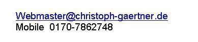 Kontakt ChrGärtner